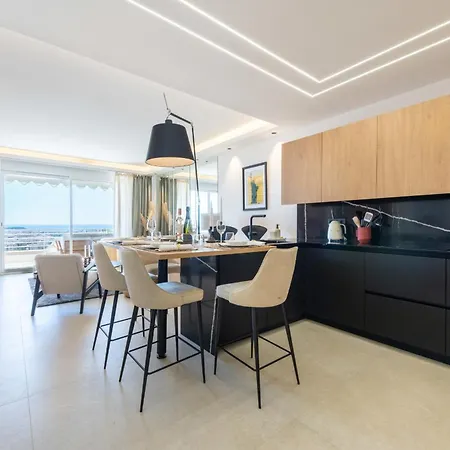 2-br With Sea View Terrace Lägenhet Cannes